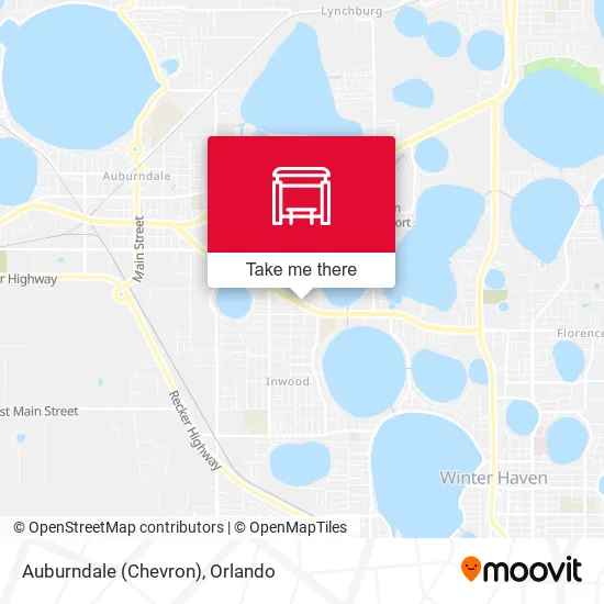 Auburndale (Chevron) map