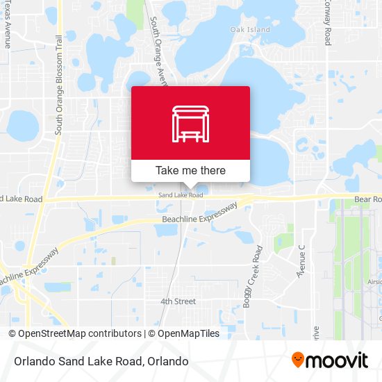 Mapa de Orlando Sand Lake Road