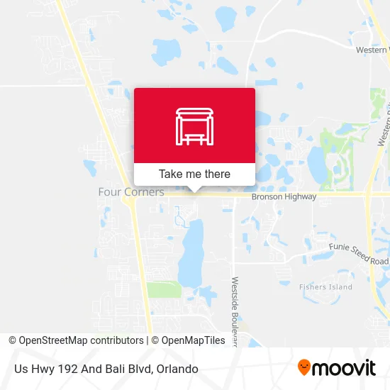 Mapa de Us Hwy 192 And Bali Blvd