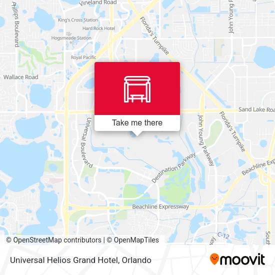 Universal Helios Grand Hotel map