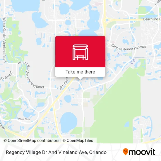 Mapa de Regency Village Dr And Vineland Ave