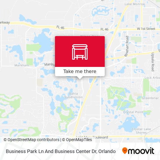 Business Park Ln And Business Center Dr map