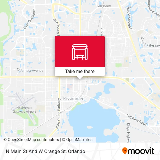 Mapa de N Main St And W Orange St