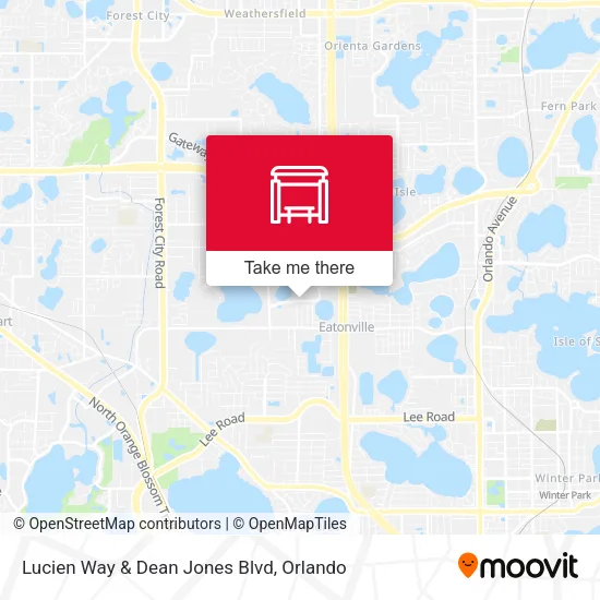 Lucien Way & Dean Jones Blvd map