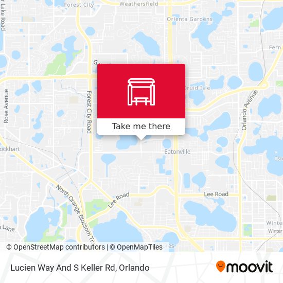 Lucien Way And S Keller Rd map