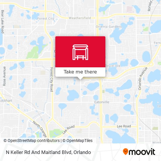 Mapa de N Keller Rd And Maitland Blvd