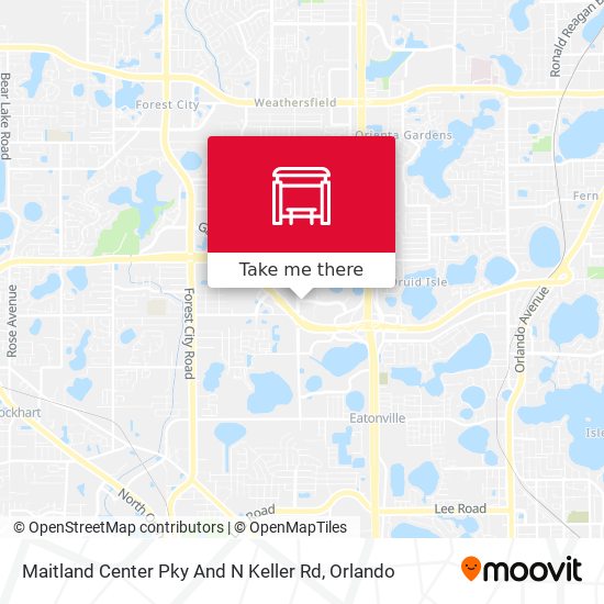 Maitland Center Pky And N Keller Rd map