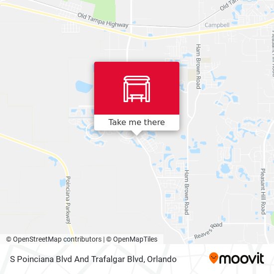 S Poinciana Blvd And Trafalgar Blvd map