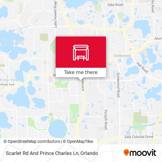 Scarlet Rd And Prince Charles Ln map