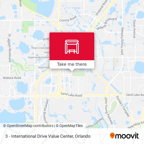 Mapa de 3 - International Drive Value Center