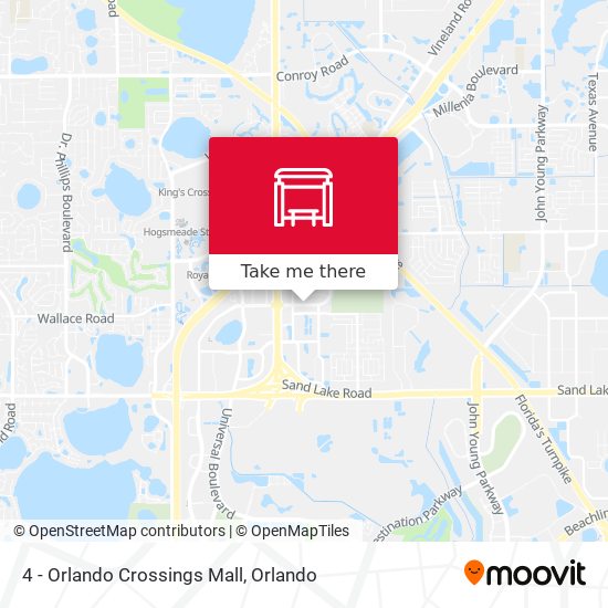 4 - Orlando Crossings Mall map