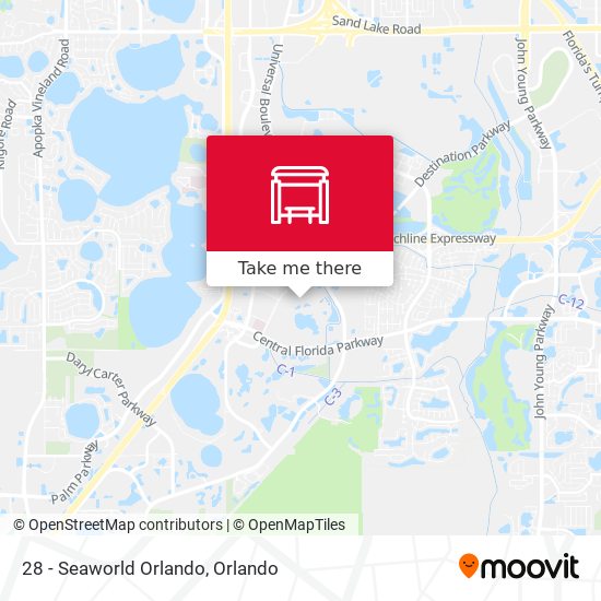 28 - Seaworld Orlando map