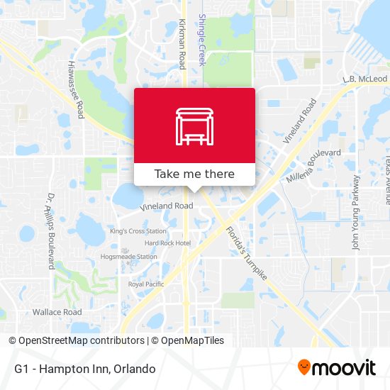 G1 - Hampton Inn map