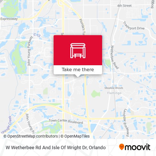 Mapa de W Wetherbee Rd And Isle Of Wright Dr