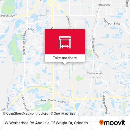 Mapa de W Wetherbee Rd And Isle Of Wright Dr