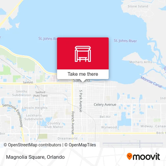 Mapa de Magnolia Square