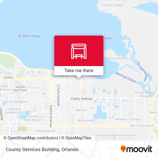 County Services Building map