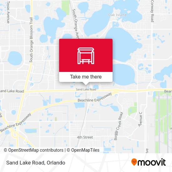 Mapa de Sand Lake Road