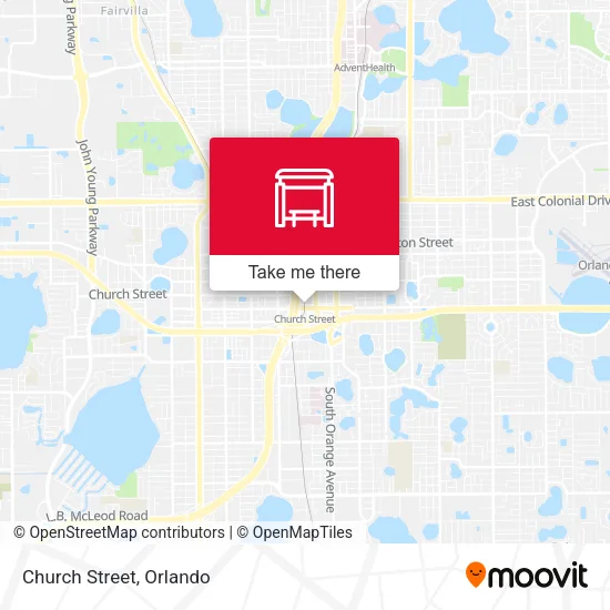Mapa de Church Street
