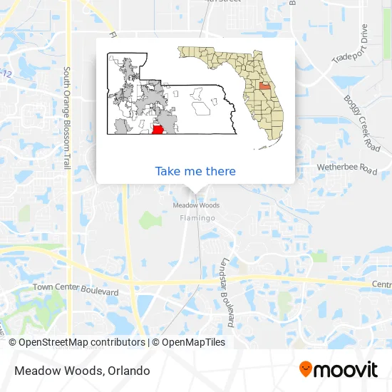 Mapa de Meadow Woods