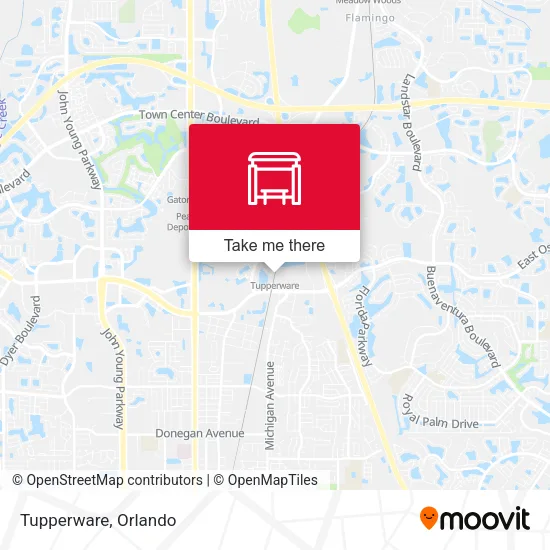 Mapa de Tupperware