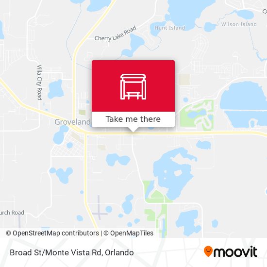 Broad St/Monte Vista Rd map