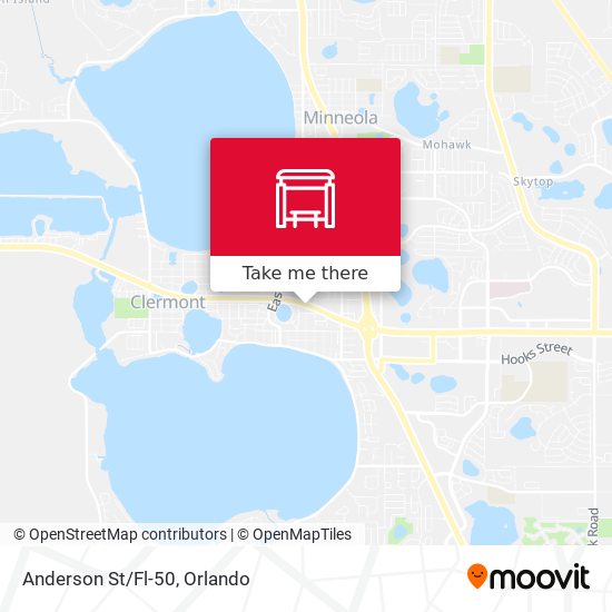 Anderson St/Fl-50 map