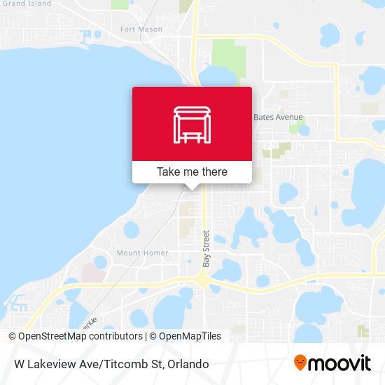 W Lakeview Ave/Titcomb St map