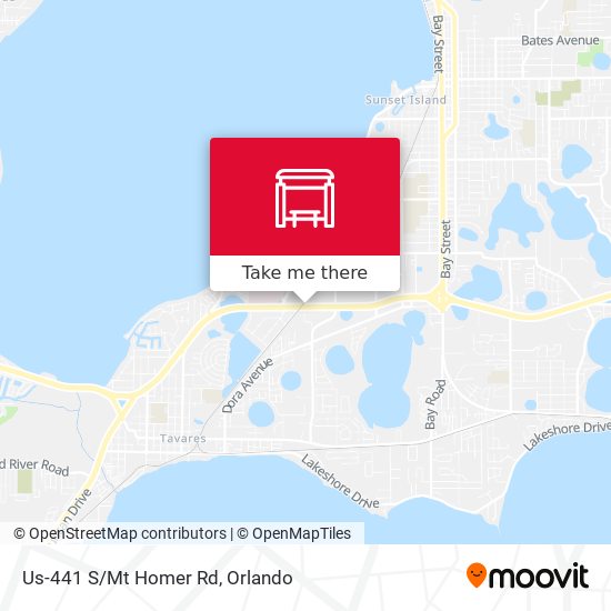 Us-441 S/Mt Homer Rd map