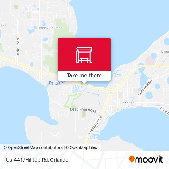 Us-441/Hilltop Rd map