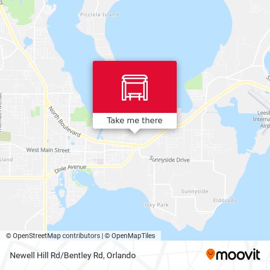 Newell Hill Rd/Bentley Rd map