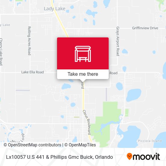 Us Hwy 441/S Grays Airport Rd map