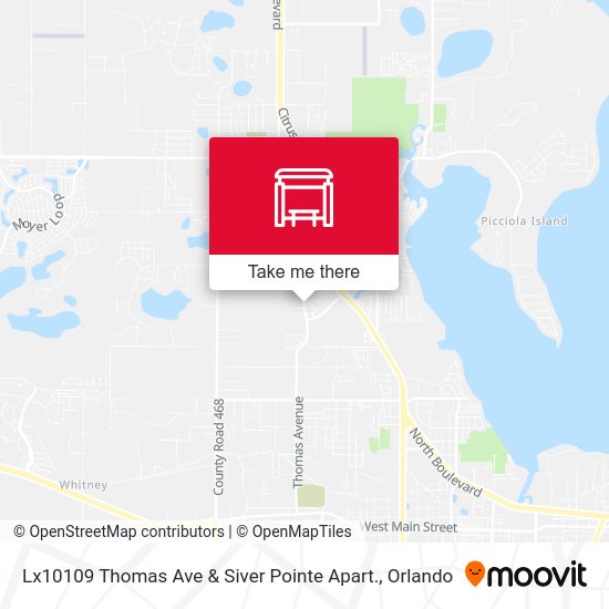 Thomas Ave/Silver Point Cir map