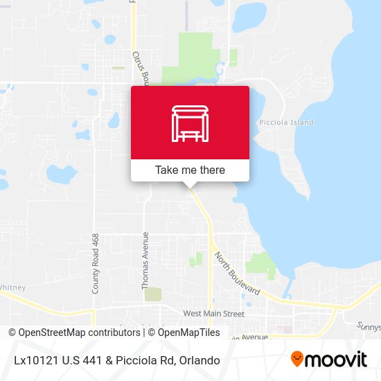 Us-441 S/Picciola Rd map