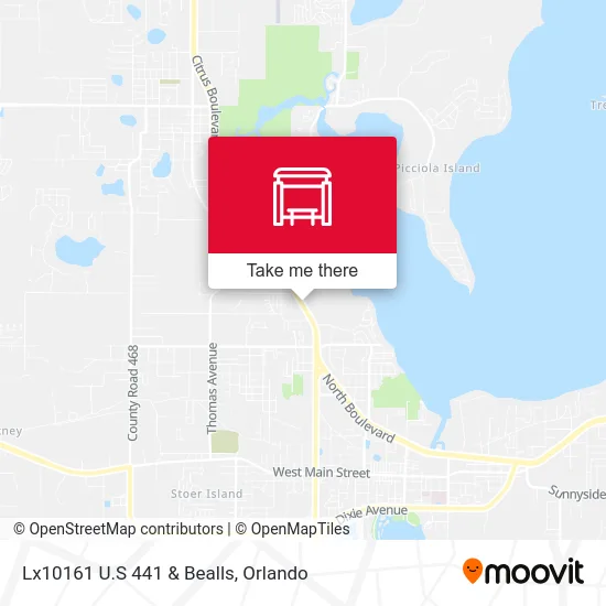 Mapa de Lx10161 U.S 441 & Bealls