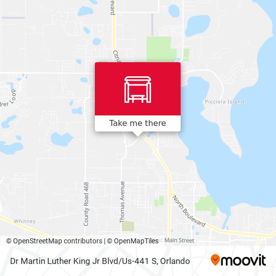 Mapa de Dr Martin Luther King Jr Blvd / Us-441 S