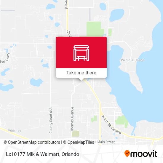 Mapa de Lx10177 Mlk & Walmart