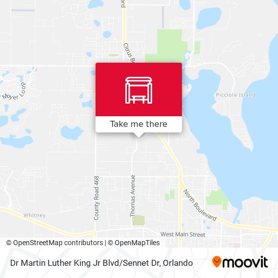 Dr Martin Luther King Jr Blvd / Sennet Dr map