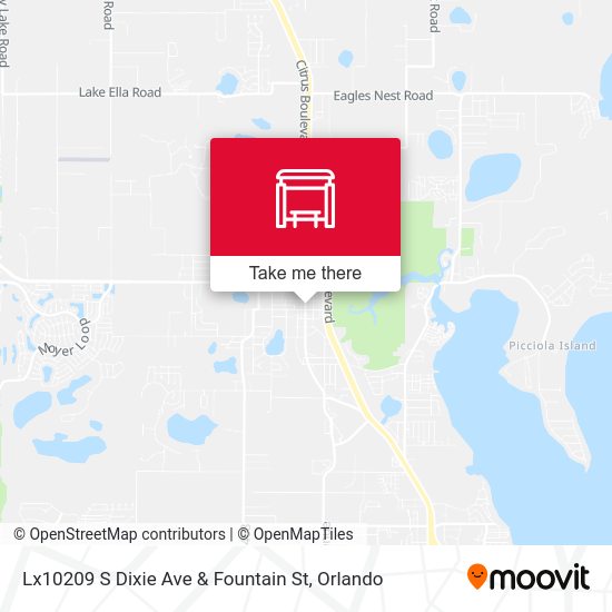 Lx10209 S Dixie Ave & Fountain St map