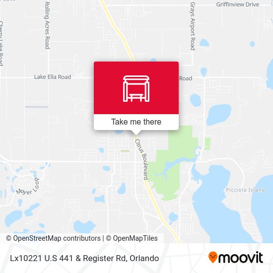 Lx10221 U.S 441 & Register Rd map