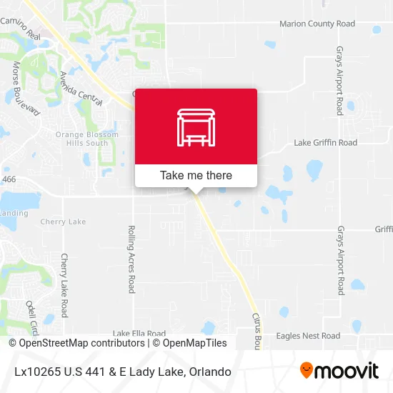 Mapa de Lx10265 U.S 441 & E Lady Lake