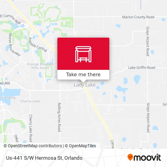 Us-441 S/W Hermosa St map