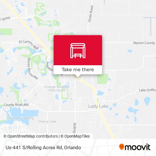 Us-441 S/Rolling Acres Rd map