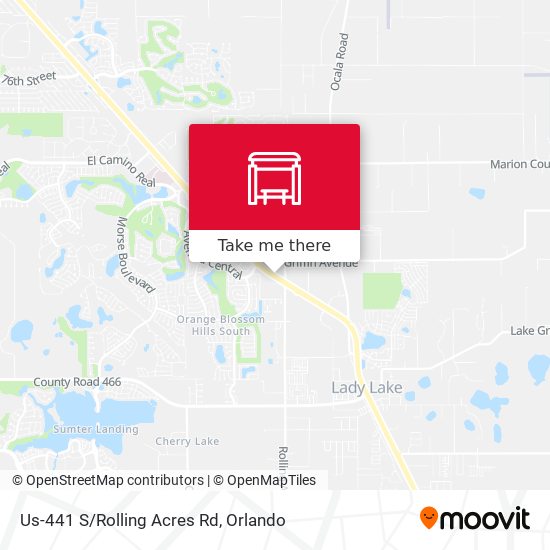 Us-441 S/Rolling Acres Rd map