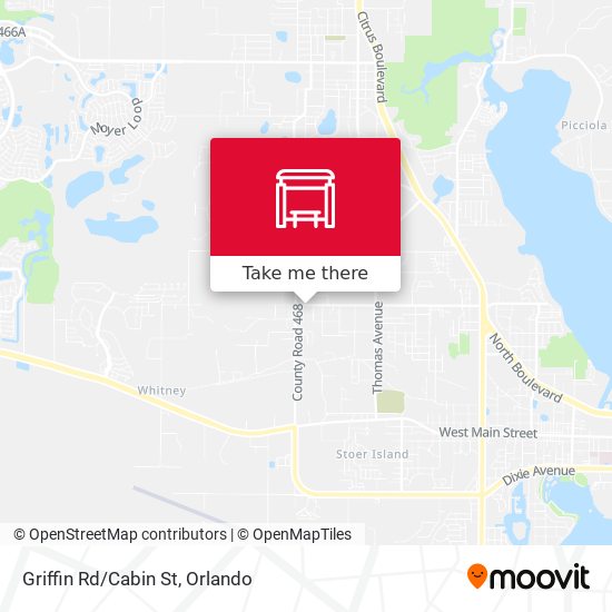 Mapa de Griffin Rd/Cabin St