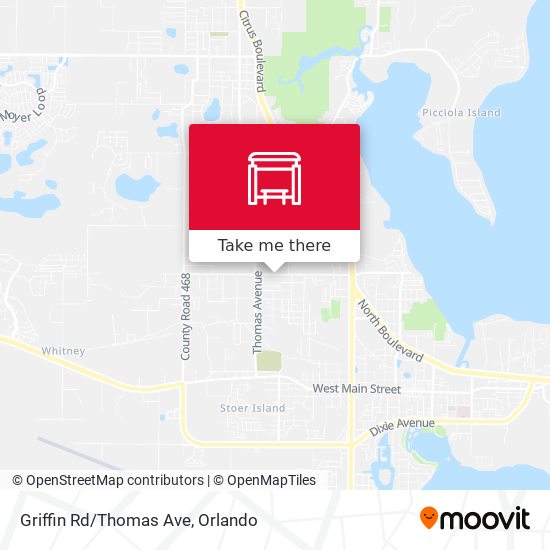 Griffin Rd/Thomas Ave map