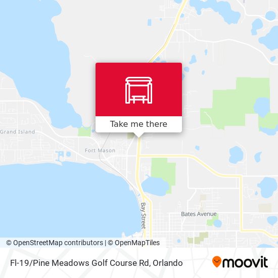 Fl-19 / Pine Meadows Golf Course Rd map