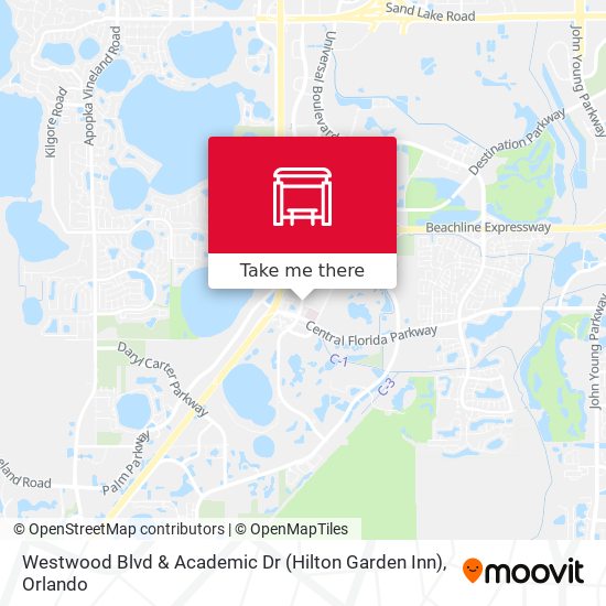 Westwood Blvd & Academic Dr (Hilton Garden Inn) map