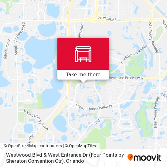 Westwood Blvd & West Entrance Dr (Four Points by Sheraton Convention Ctr) map