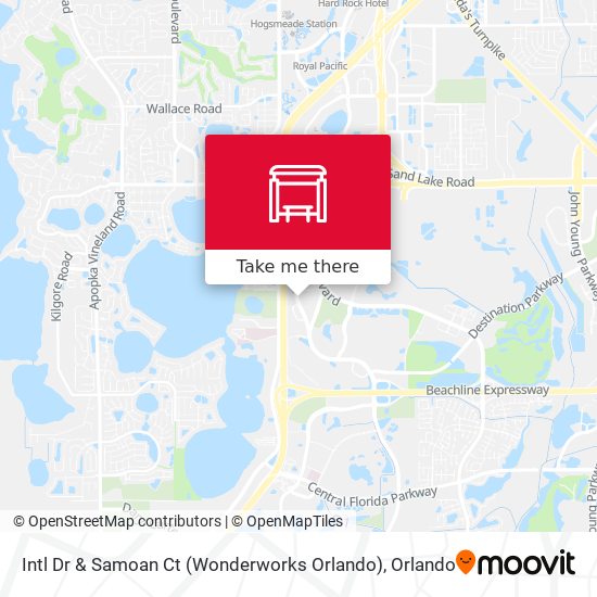 Intl Dr & Samoan Ct (Wonderworks Orlando) map